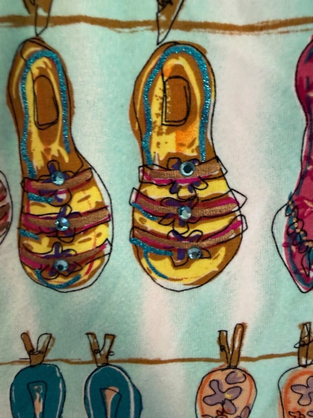 Vintage 90's B.Y.B.B. By Susan Lawrence Flip Flop Tank Top Size Medium - Picture 3 of 5